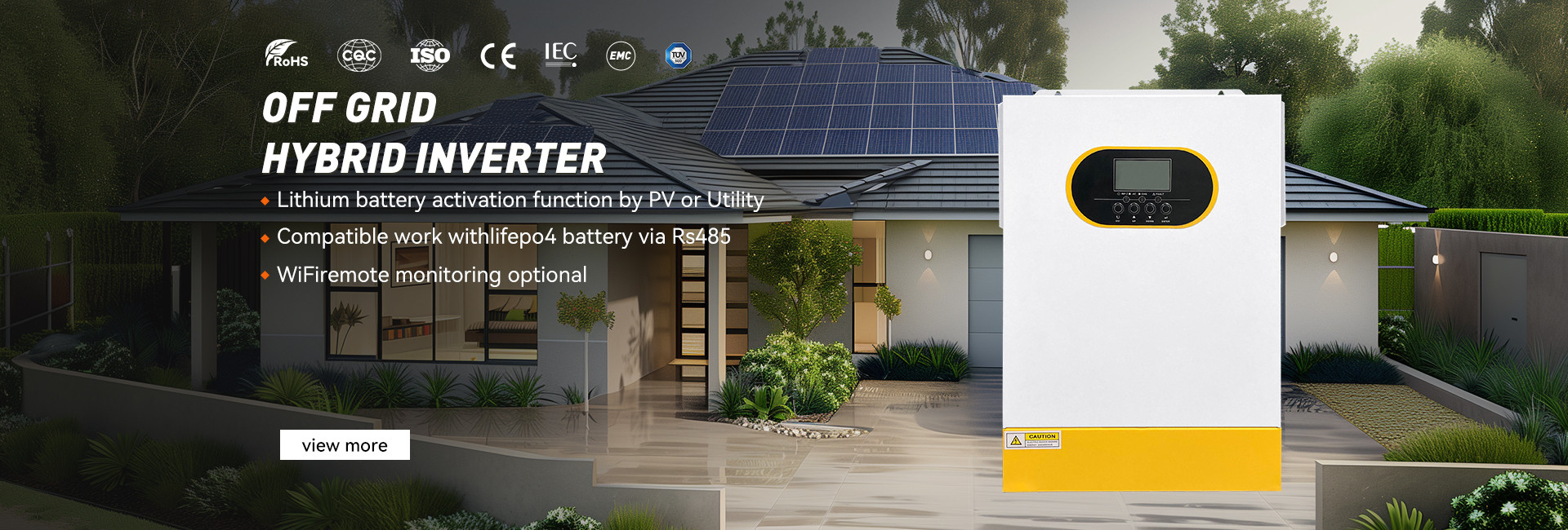 品質 格子雑種の太陽インバーターを離れて 工場