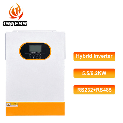 MPPTオフグリッドインバータ 6.2KW ハイブリッドインバータ 48V 太陽系 50Hz/60Hz 周波数