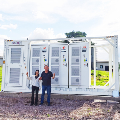 1MWh 2MWh 3MWh 5MWh 10MWh 太陽エネルギー貯蔵容器 400~800Vの電圧範囲のエネルギー貯蔵システム