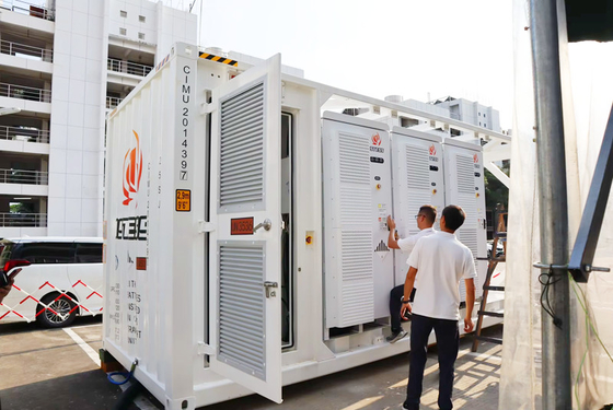 カスタマイズされた統合電池容器 1000kw 1000kwh 1mw 1mwh BEss容器 エネルギー貯蔵システム