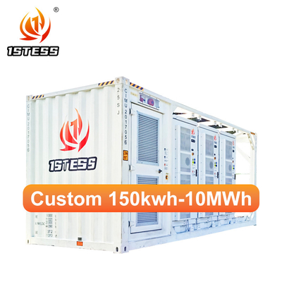 2MWh BESS バッテリーシステム 500KW 1mwh 40フィート 太陽光発電のエネルギー貯蔵容器 3MWh LIFEPO4 バッテリー