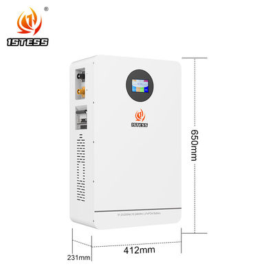 壁掛け200Ah 10.24kwh Lifepo4 バッテリー ストレージ ソリューション 51.2V Lifepo4 太陽電池