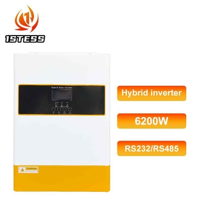 48V 6.2kw セール ハイブリッドソーラーインバーター ネットワークオフ Mppt と純粋シヌ波出力