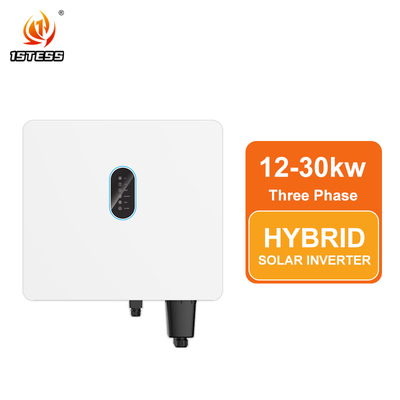 25kW/30kW IP66 ソーラーインバーター,三相,純粋サイヌ波,120-800V バッテリー,高電圧 MPPT