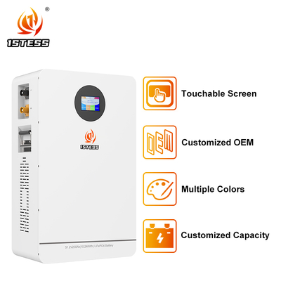 10.24kWh 家庭用エネルギー貯蔵 51.2V 200Ah -20℃～60℃ 範囲