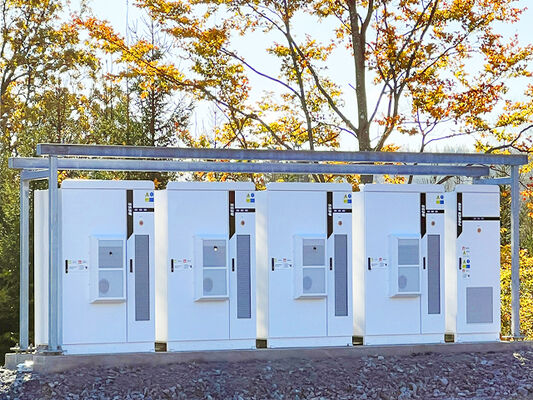 電気自動車の充電用の215KWhのライフポ4リチウム電池を備えたモジュール式エネルギー貯蔵システムコンテナ