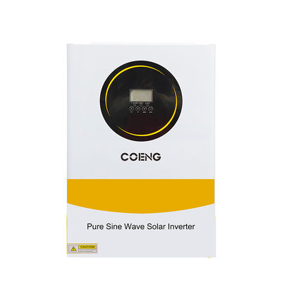 Robust Detachable Dust Cover Hybrid Solar Inverter 48V 6.2kw Single Phase Pure Sine Wave Off Grid MPPT