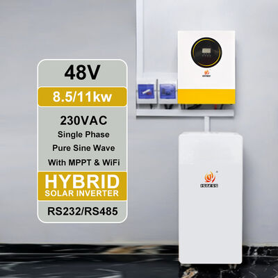 8500W 48V バッテリー 純正弦波 MPPT 太陽光インバーター バッテリーサポートなし 140A 充電器
