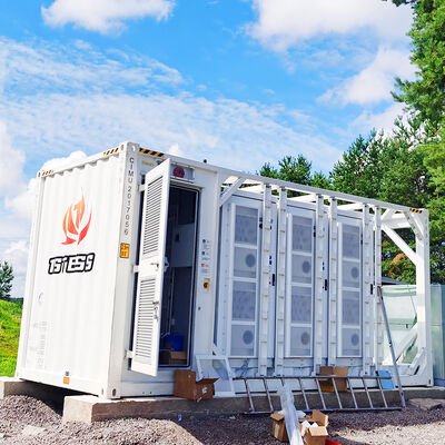 AC/DCデュアルカプリングコンテナバッテリーストレージ強制空冷＆HVAC温度制御 FAS+FM200火災 ≤75dBノイズ
